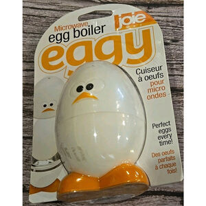 Joie Boiley Egg Boiler (White/Orange) - 6.5x10.5x5.5cm New-Sealed (207)